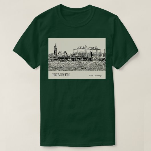Hoboken New Jersey 2 T-Shirt (Design vorne)
