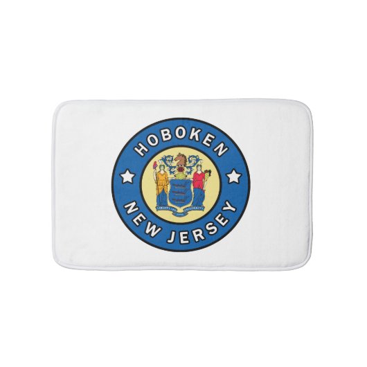 Hoboken New Jersey Badematte (Vorderseite)
