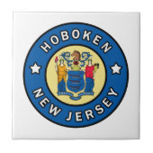 Hoboken New Jersey Fliese (Vorderseite)