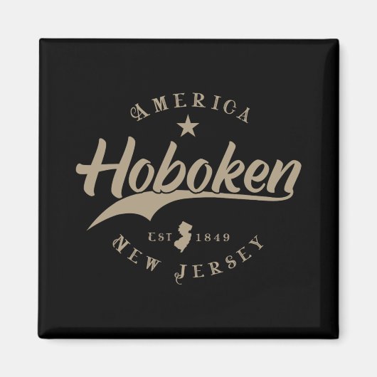 Hoboken New Jersey Magnet (Vorne)