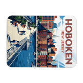 Hoboken New Jersey Magnet (Horizontal)