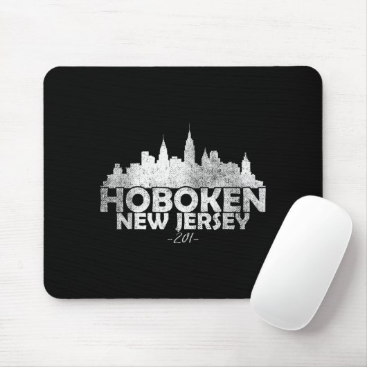 Hoboken New Jersey Nj _ Skyline Mousepad (Mit Mouse)