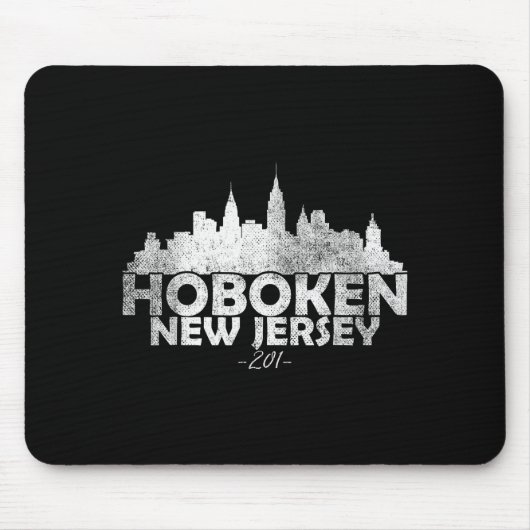 Hoboken New Jersey Nj _ Skyline Mousepad (Vorne)