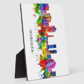 Hoboken New Jersey Skyline Fotoplatte (Seite)