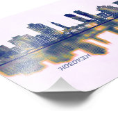 Hoboken Skyline Fotodruck (Ecke)