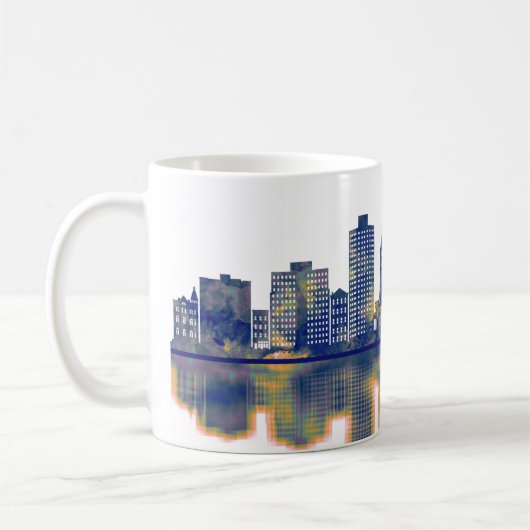 Hoboken-Skyline Kaffeetasse (Links)