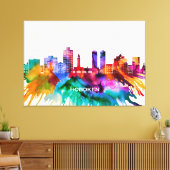 Hoboken Skyline Leinwanddruck (Insitu (Wohnzimmer))
