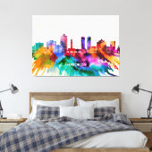 Hoboken Skyline Leinwanddruck (Insitu (Schlafzimmer))
