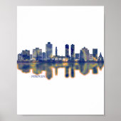 Hoboken Skyline Poster (Vorne)