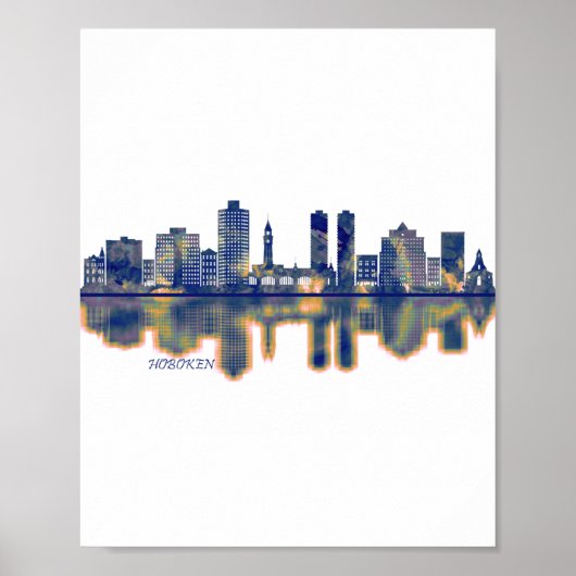 Hoboken Skyline Poster (Vorne)
