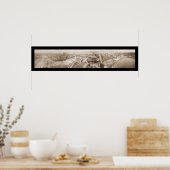 Hoboken Weehawken NJ Foto 1909 Poster (Küche)