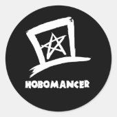Hobomancer Hobo Sign Sticker (Vorderseite)
