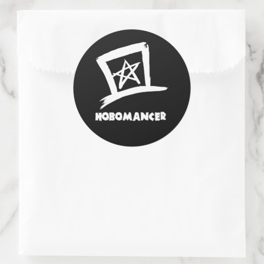 Hobomancer Hobo Sign Sticker (Tasche)