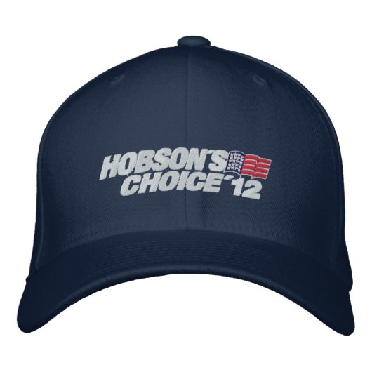 Hobson's Choice '12 Hat Bestickte Baseballkappe (Vorderseite)