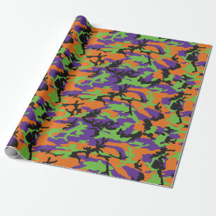 HOC Monster Halloween Edition Camouflage Geschenkpapier