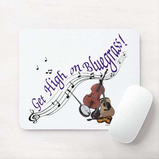 Hoch auf Bluegrass Mouse Pad Mousepad (Mit Mouse)
