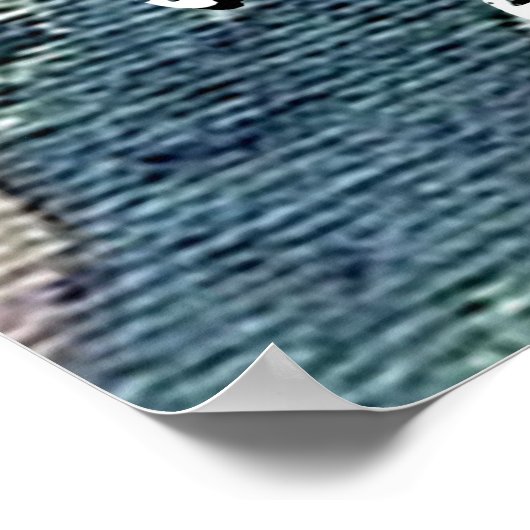 Hoch auf dem Frosch Poster (Ecke)