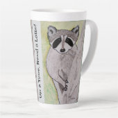 Hoch auf einen Baum, brauche ein Latte! Latte Tass Milchtasse (Rechte Ecke)