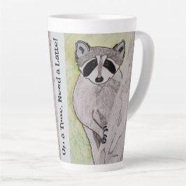 Hoch auf einen Baum, brauche ein Latte! Latte Tass Milchtasse