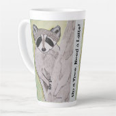 Hoch auf einen Baum, brauche ein Latte! Latte Tass Milchtasse (Linke Ecke)