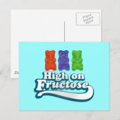 Hoch auf Fructose Postkarte (Vorne/Hinten)