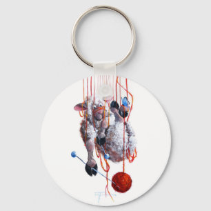 Hoch aufgereiht schlüsselanhänger