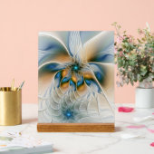 Hoch aufragende, Abstrakte Fantasy Fraktal Art mit Acrylschild (Hochzeit)