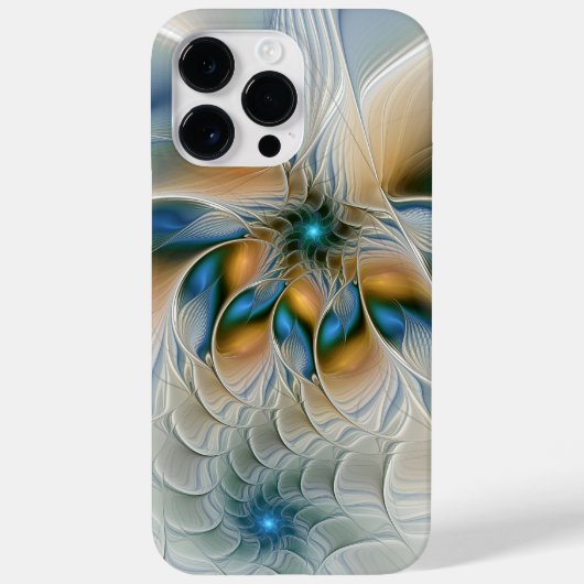 Hoch aufragende, Abstrakte Fantasy Fraktal Art mit Case-Mate iPhone Hülle (Rückseite)
