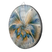 Hoch aufragende, Abstrakte Fantasy Fraktal Art mit Dartscheibe (Vorderseite rechts)