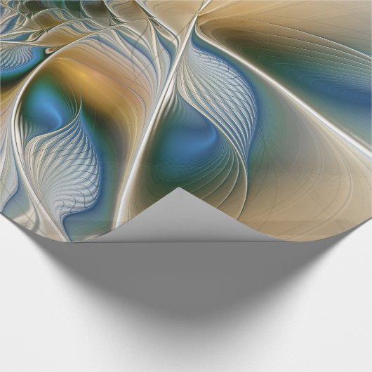 Hoch aufragende, Abstrakte Fantasy Fraktal Art mit Geschenkpapier (Ecke)