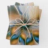 Hoch aufragende, Abstrakte Fantasy Fraktal Art mit Geschenkpapier Set (Beispiel)