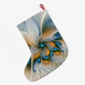 Hoch aufragende, Abstrakte Fantasy Fraktal Art mit Großer Weihnachtsstrumpf (Rückseite (Hängend))