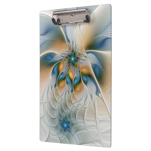 Hoch aufragende, Abstrakte Fantasy Fraktal Art mit Klemmbrett (Links)