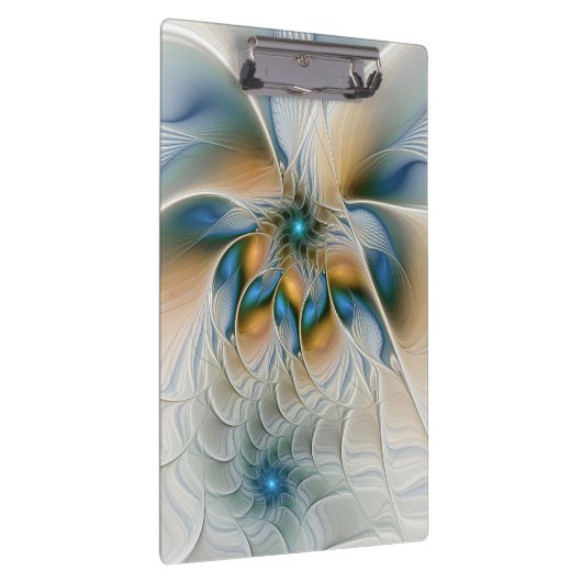 Hoch aufragende, Abstrakte Fantasy Fraktal Art mit Klemmbrett (Rechts)
