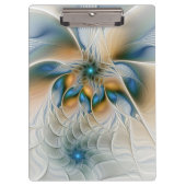 Hoch aufragende, Abstrakte Fantasy Fraktal Art mit Klemmbrett (Vorderseite)