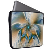 Hoch aufragende, Abstrakte Fantasy Fraktal Art mit Laptopschutzhülle (Vorne Rechts)