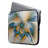 Hoch aufragende, Abstrakte Fantasy Fraktal Art mit Laptopschutzhülle (Vorderseite Links)