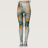 Hoch aufragende, Abstrakte Fantasy Fraktal Art mit Leggings (Vorderseite)
