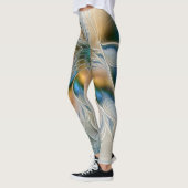 Hoch aufragende, Abstrakte Fantasy Fraktal Art mit Leggings (Links)