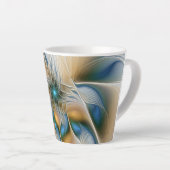 Hoch aufragende, Abstrakte Fantasy Fraktal Art mit Milchtasse (Rechte Ecke)