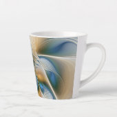 Hoch aufragende, Abstrakte Fantasy Fraktal Art mit Milchtasse (Rechts)