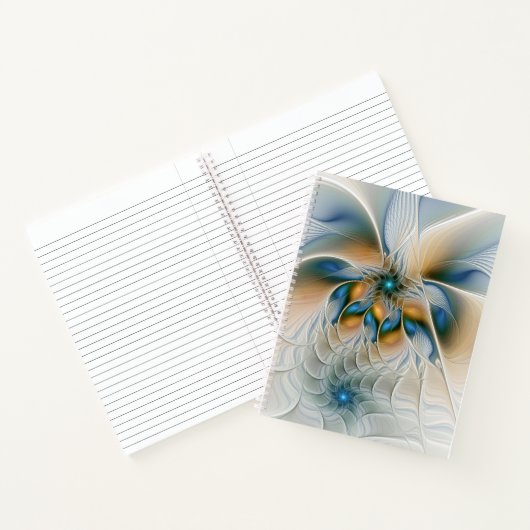 Hoch aufragende, Abstrakte Fantasy Fraktal Art mit Notizblock (Innenseite)