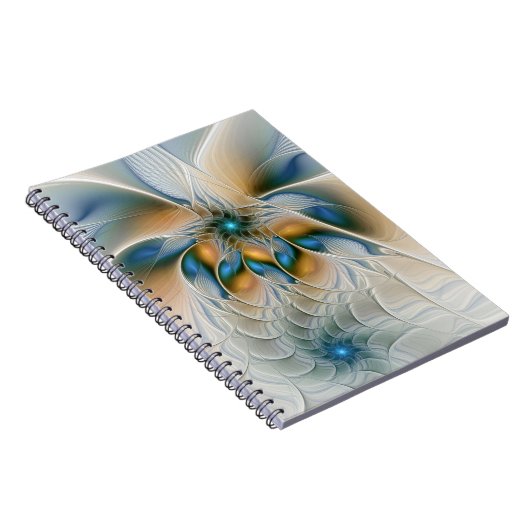 Hoch aufragende, Abstrakte Fantasy Fraktal Art mit Notizblock (Rechte Seite)