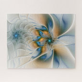 Hoch aufragende, Abstrakte Fantasy Fraktal Art mit Puzzle (Horizontal)