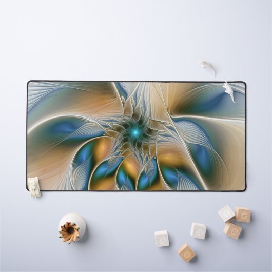 Hoch aufragende, Abstrakte Fantasy Fraktal Art mit Schreibtischunterlage (Kindertisch)