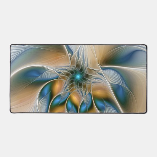 Hoch aufragende, Abstrakte Fantasy Fraktal Art mit Schreibtischunterlage (Vorderseite)