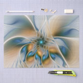 Hoch aufragende, Abstrakte Fantasy Fraktal Art mit Seidenpapier (Handwerk)