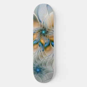 Hoch aufragende, Abstrakte Fantasy Fraktal Art mit Skateboard