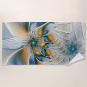 Hoch aufragende, Abstrakte Fantasy Fraktal Art mit Strandtuch (Vorderseite)