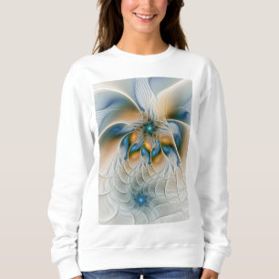 Hoch aufragende, Abstrakte Fantasy Fraktal Art mit Sweatshirt